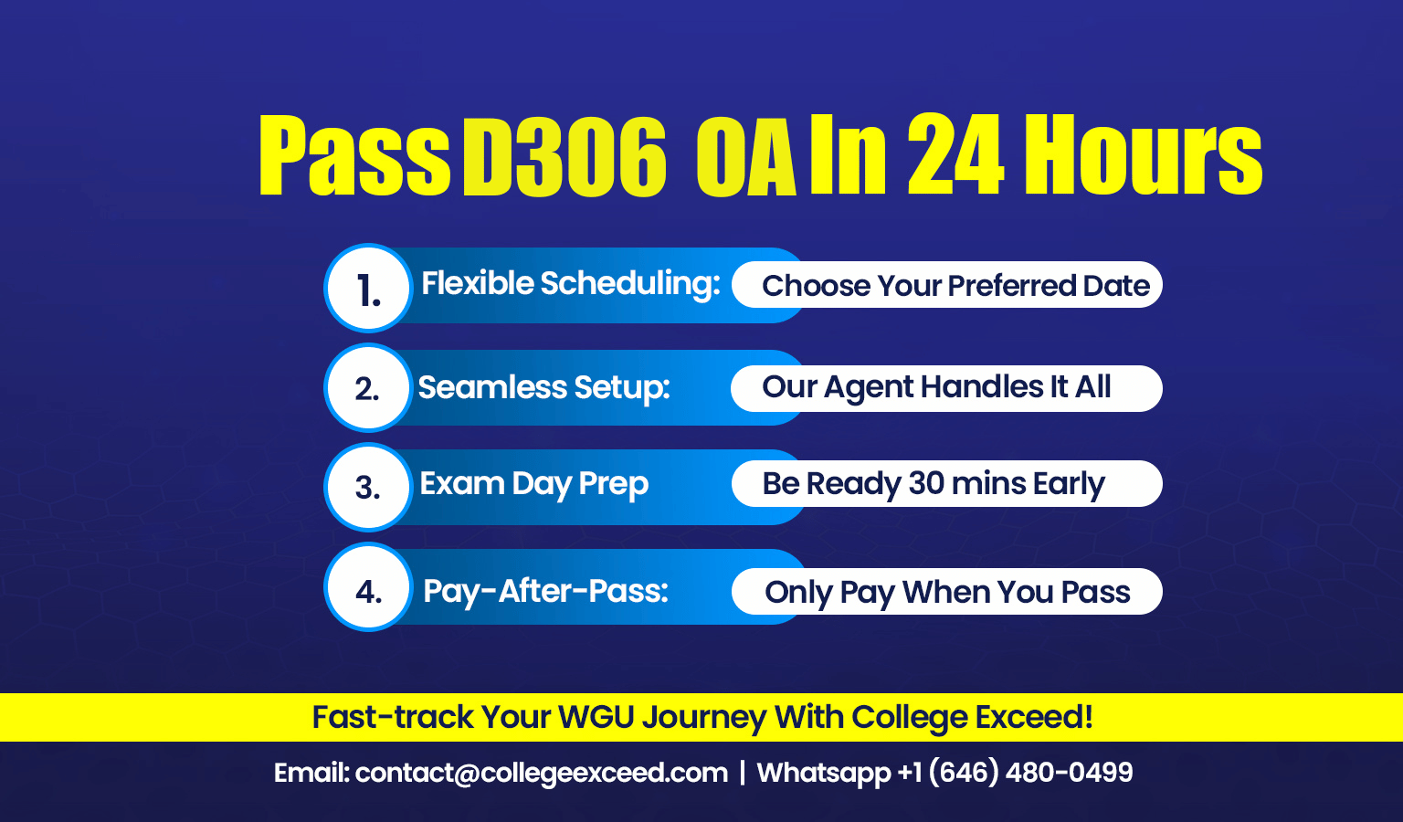 WGU D306 OA Questions and Answers
