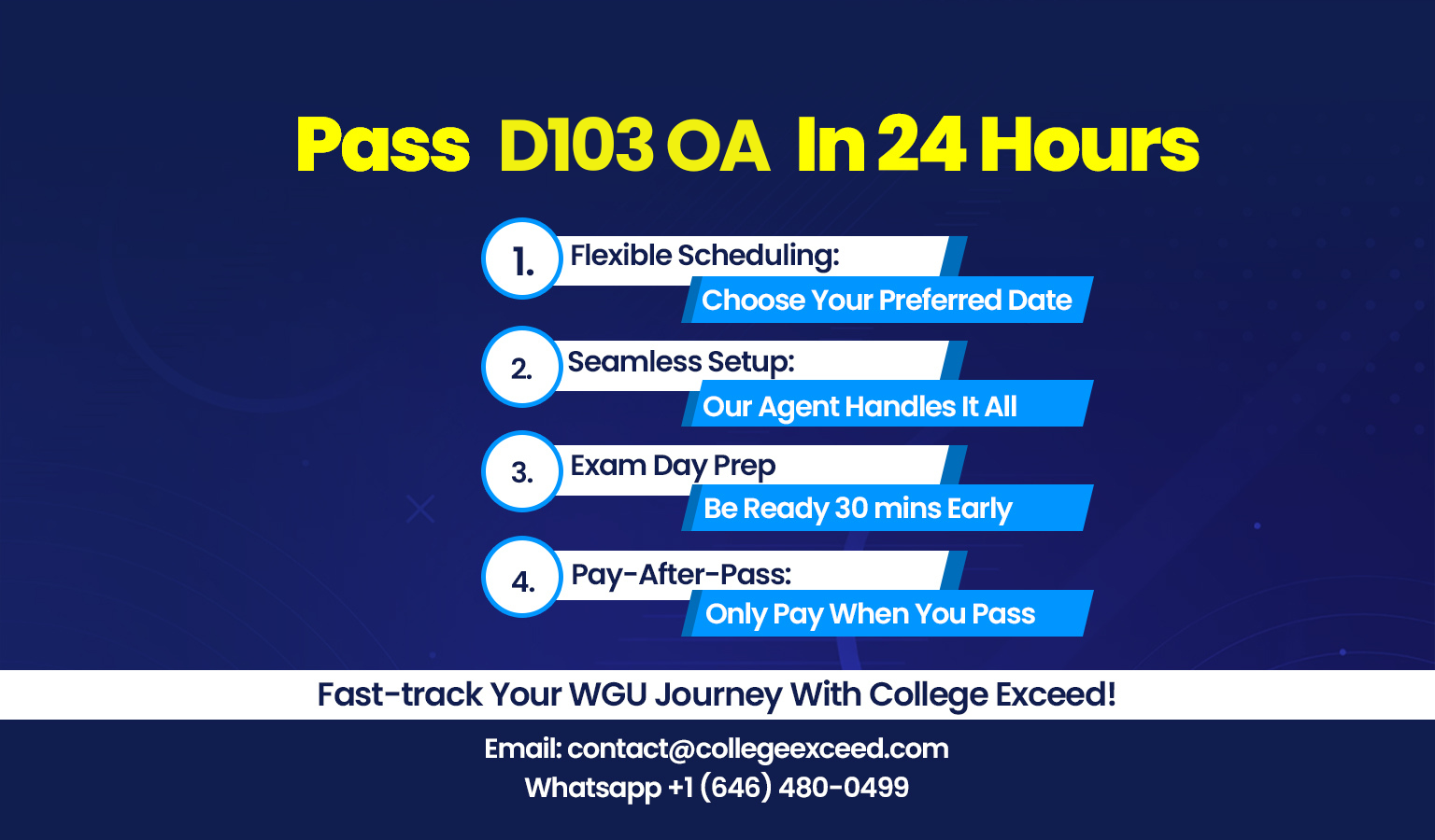 WGU D103 OA Questions and Answers