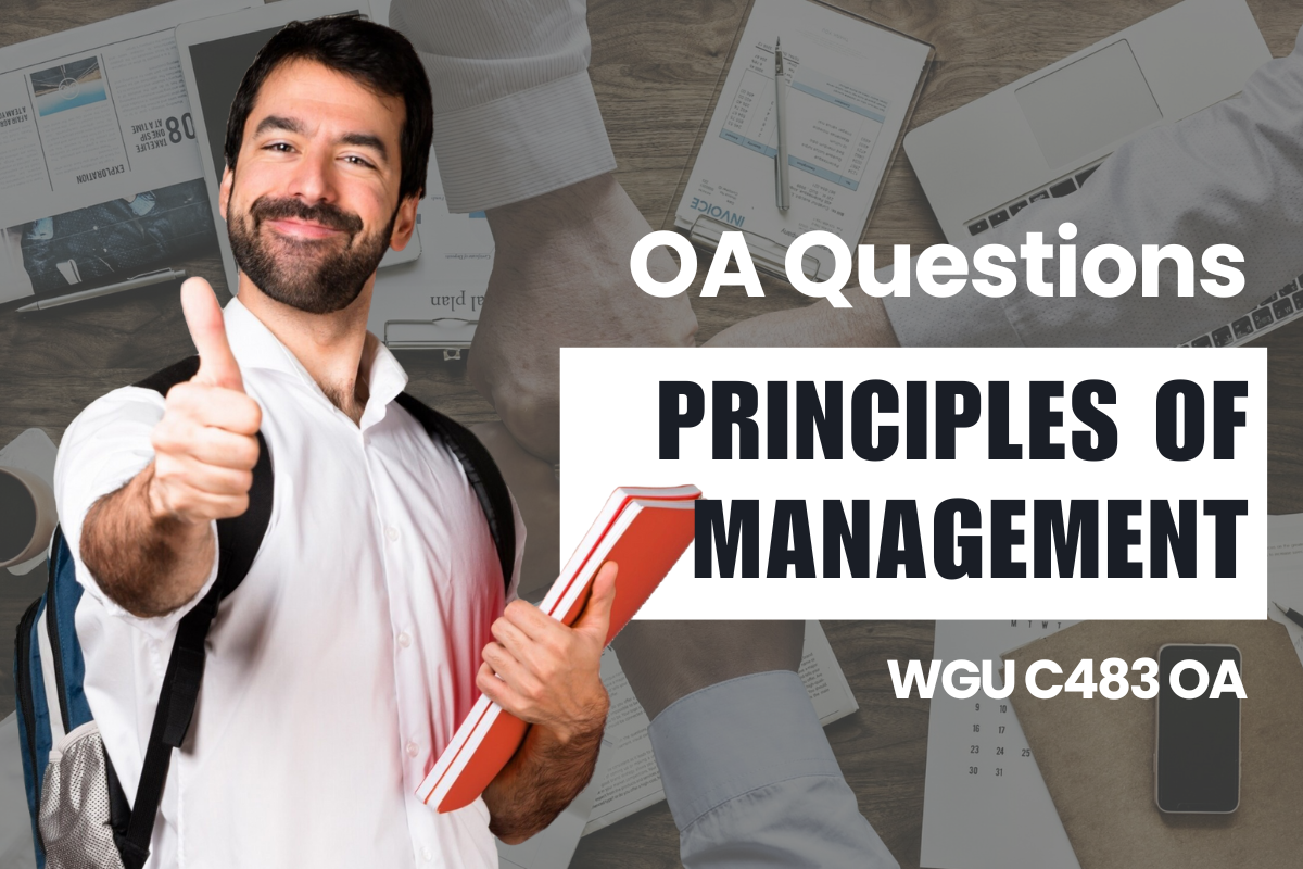 250 WGU C483 OA Questions and Answers